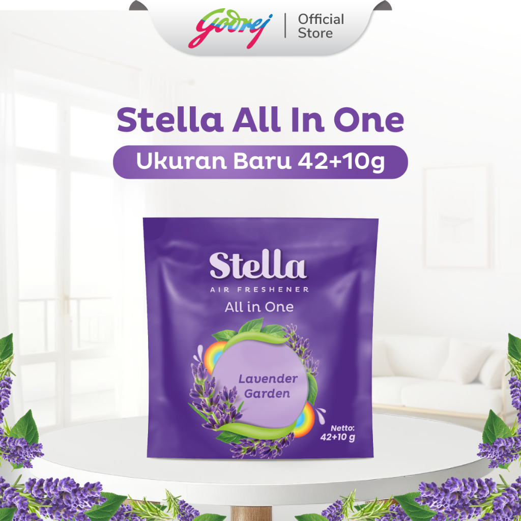 Jual Stella All In One Lavender Garden 42+10gr - Pengharum Ruangan ...