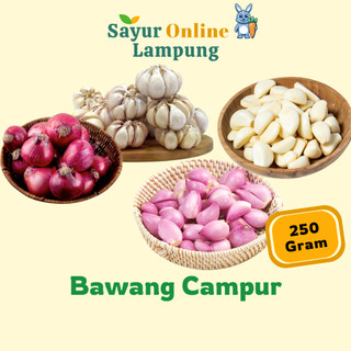 Bawang merah Kupas / Bawang putih Kupas / Bawang Campur /Bawang iris
