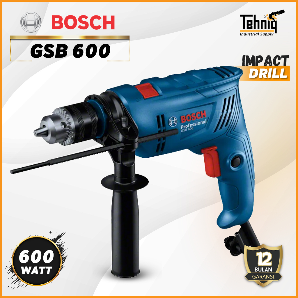 Jual BOSCH GSB 600 Mesin Bor Beton Dinding Listrik Tangan Impact Hand ...