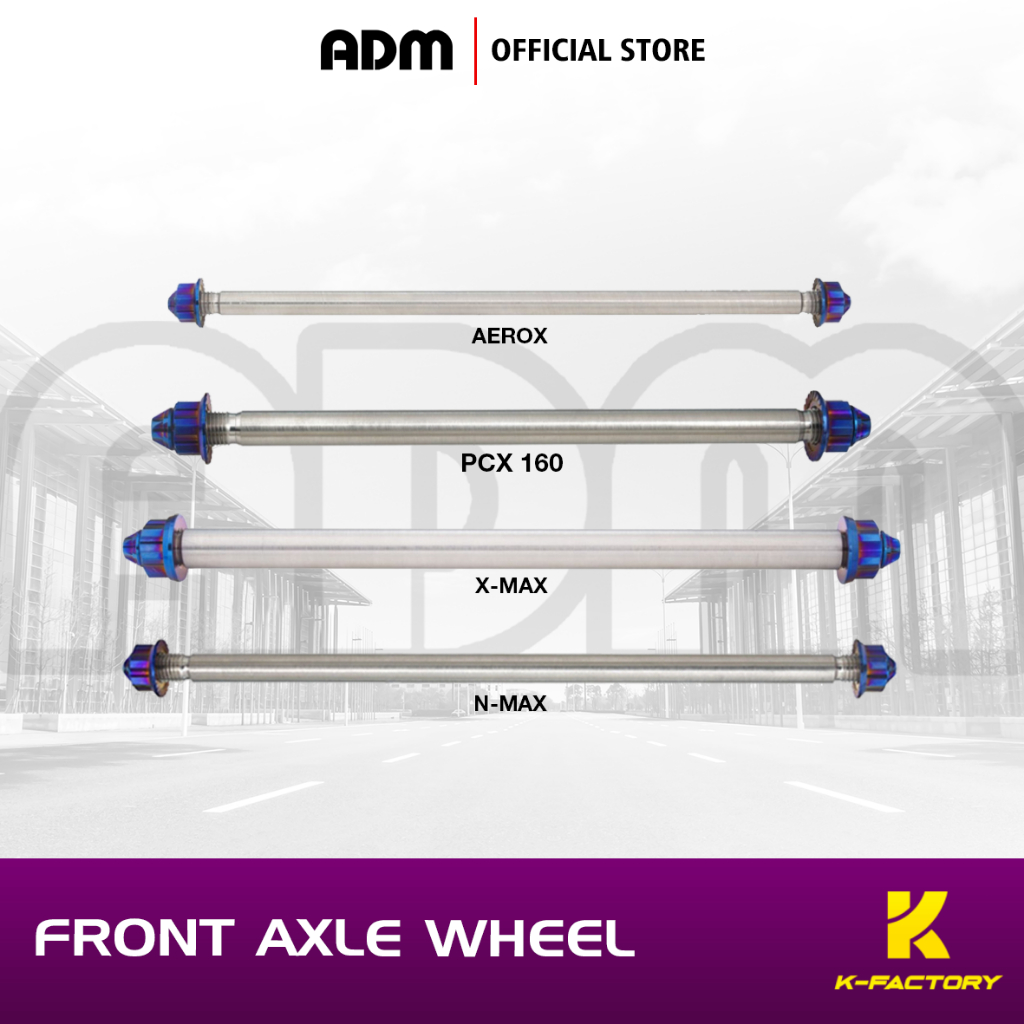 Jual As Roda Depan Stainless Titanium N-MAX, AEROX, PCX 160, X-MAX K ...