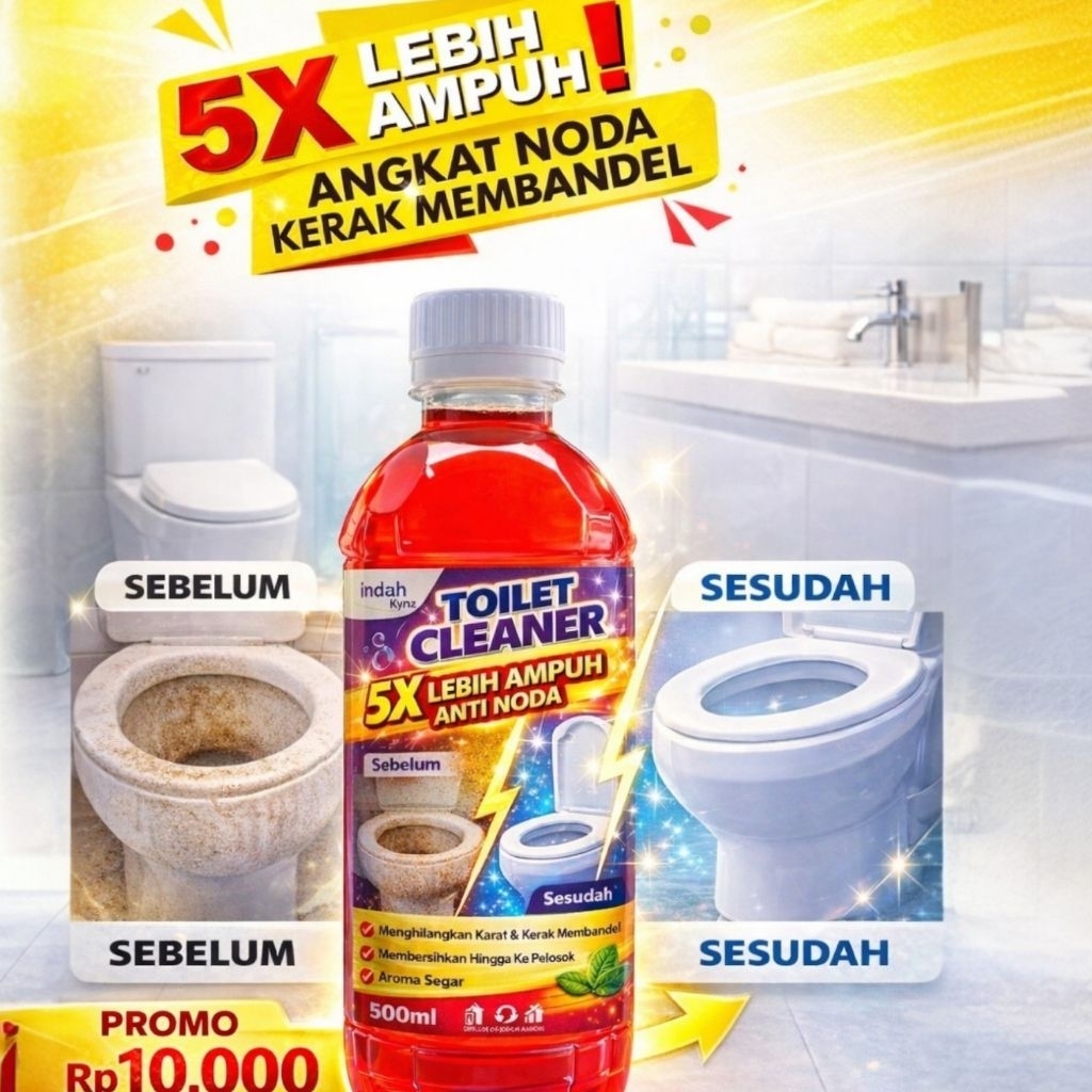 Jual PROMO COD TOILET Ampuh Pembersih Toilet 500ml – 5X Lebih Ampuh ...