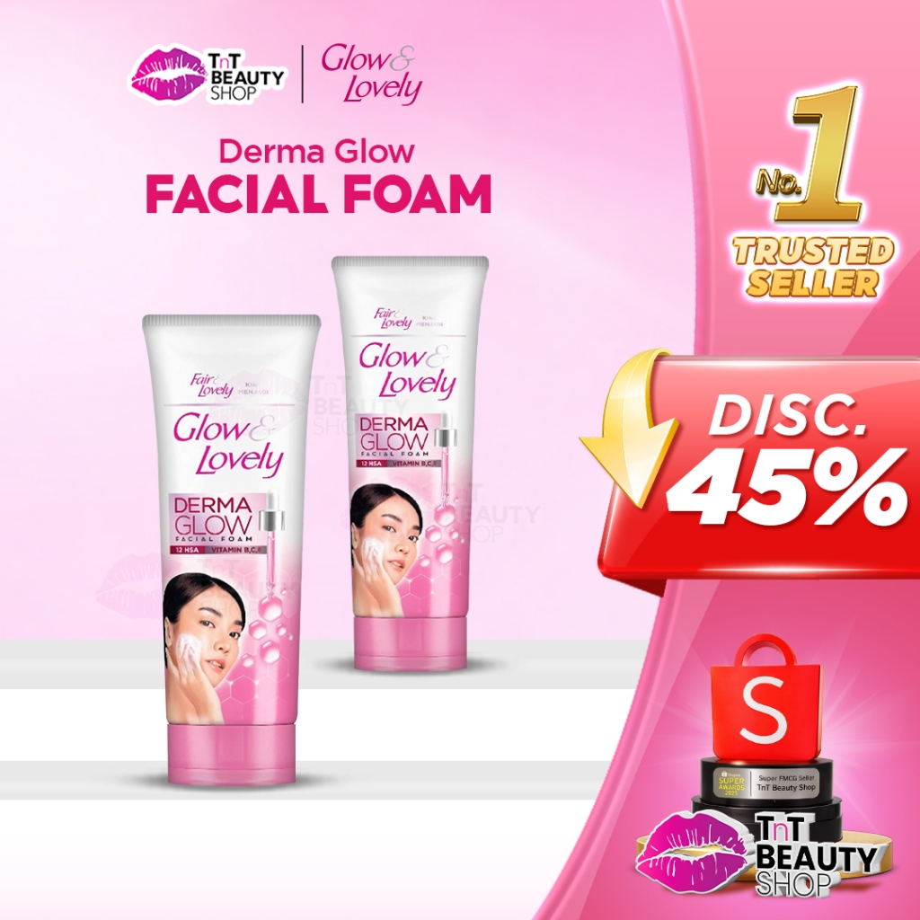 Fair & Lovely Facial Wash Multivitamin 50gr 100gr Sabun Cuci Muka Glow & Lovely | Tnt Beauty