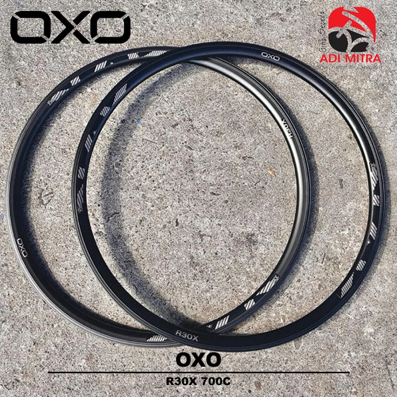 Jual Oxo R30X 24H 700C FV Disc Brake Rims Sepeda Velg Sepeda | Shopee ...