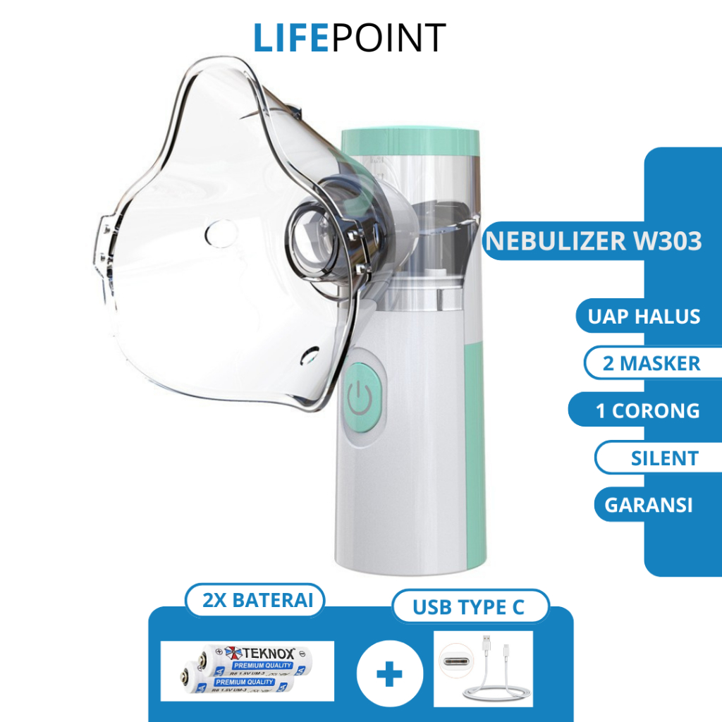 Jual Alat Terapi Pernapasan Portable Handheld Inhaler Nebulizer Machine ...