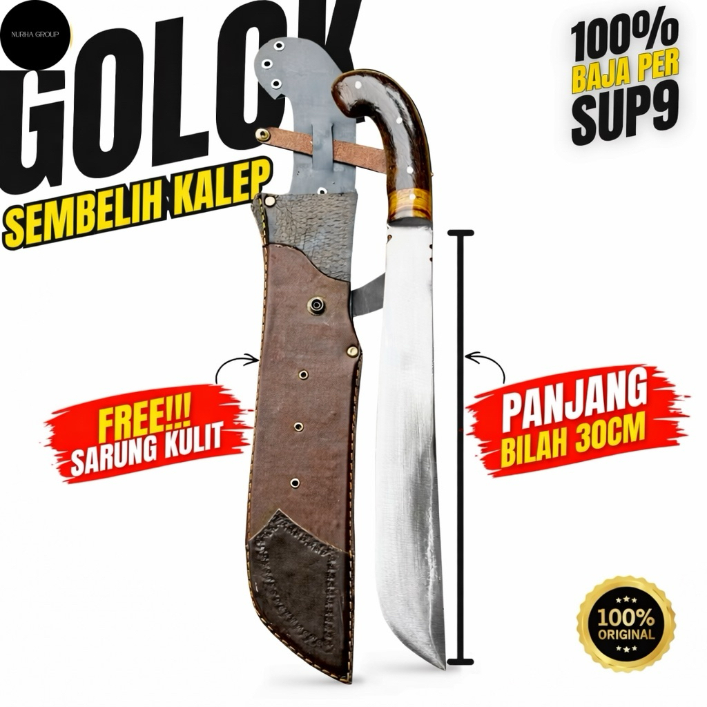 Jual Golok Baja Per Sup9 Original | Golok Sembelih Dan Berkebun ...