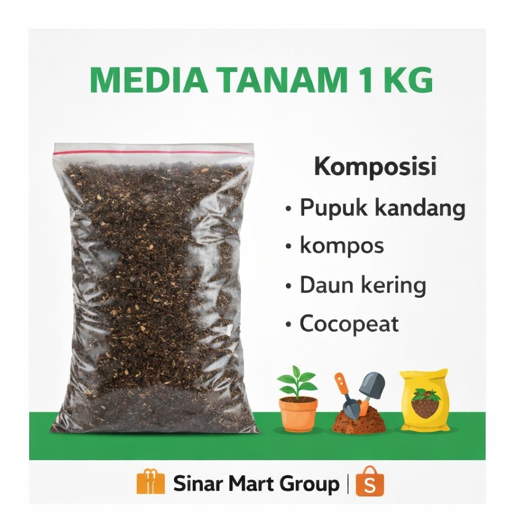 Media tanam 1 kg mediatanam siap pake