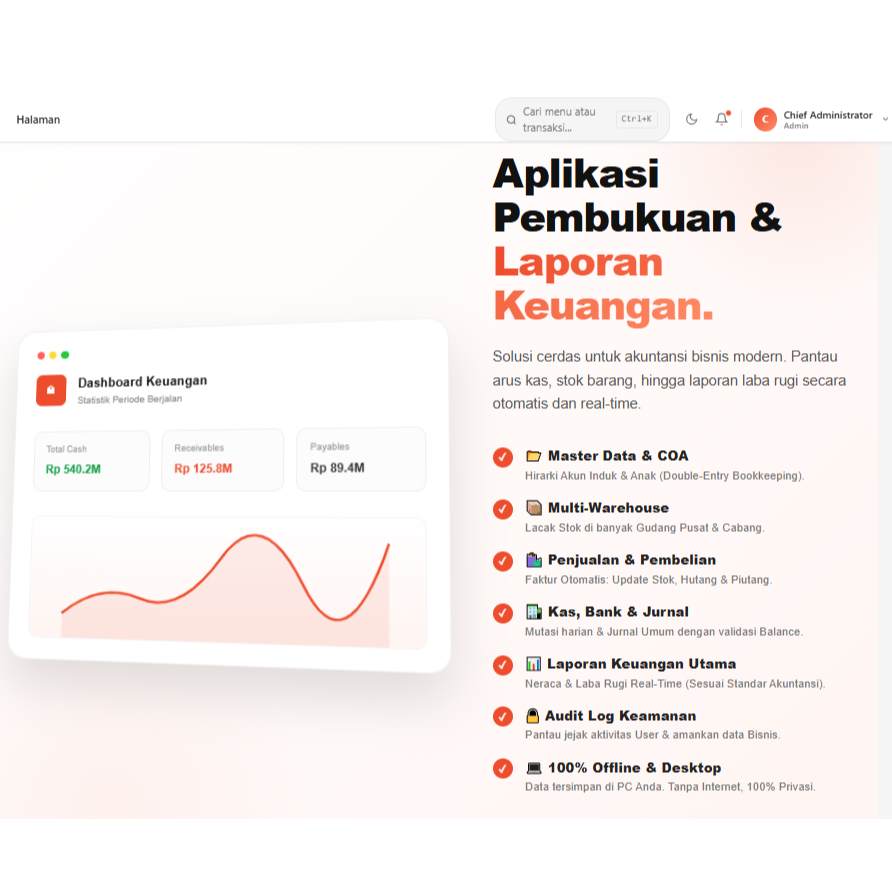 Aplikasi Akuntansi Pembukuan & Laporan Keuangan Perusahaan