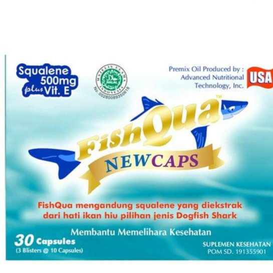 Jual FISHQUA NEW CAPS 1 BOTOL 30 CAPSUL/ Minyak Ikan | Shopee Indonesia