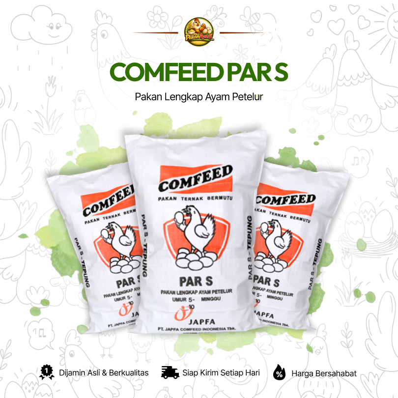 Jual Comfeed PAR S (Crumble) - Pakan Lengkap Ayam Petelur Umur 5–10 ...