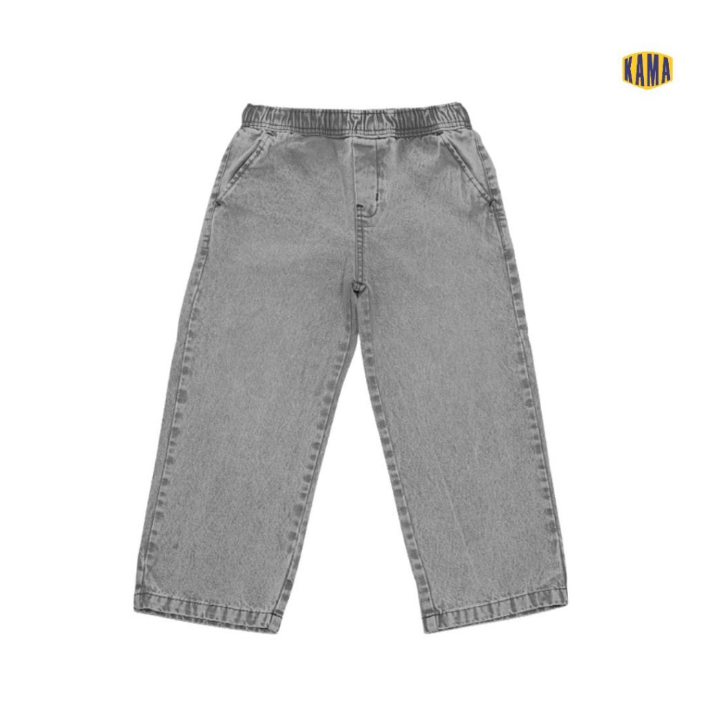 Jual Kama Garage - Denim Pants Baggy Relaxed - Celana Panjang Karet ...