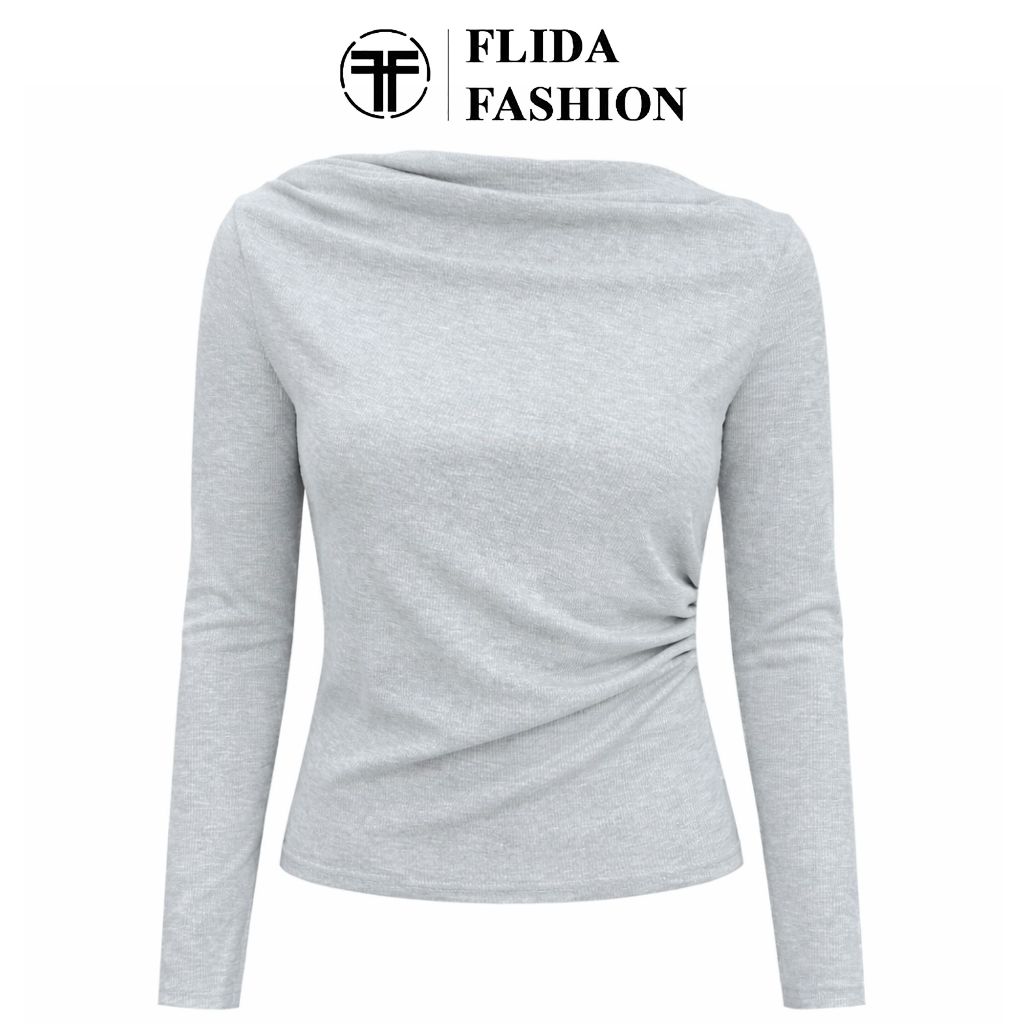 Jual FLIDA FASHION - F341 Baju Knit Wanita Korean Top Lengan Panjang ...