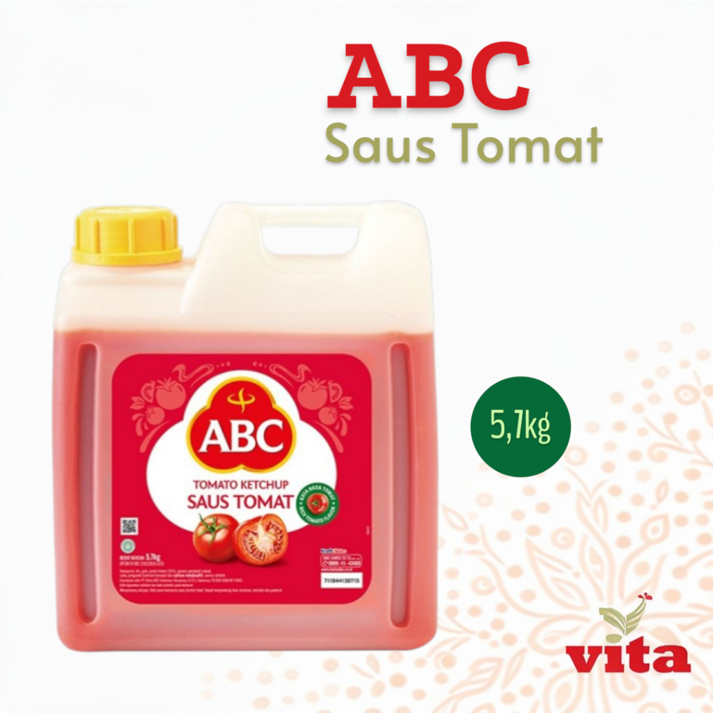 Jual ABC Saus Tomat Tomato Ketchup Dirigen Jerigen Gallon 5,7kg ...