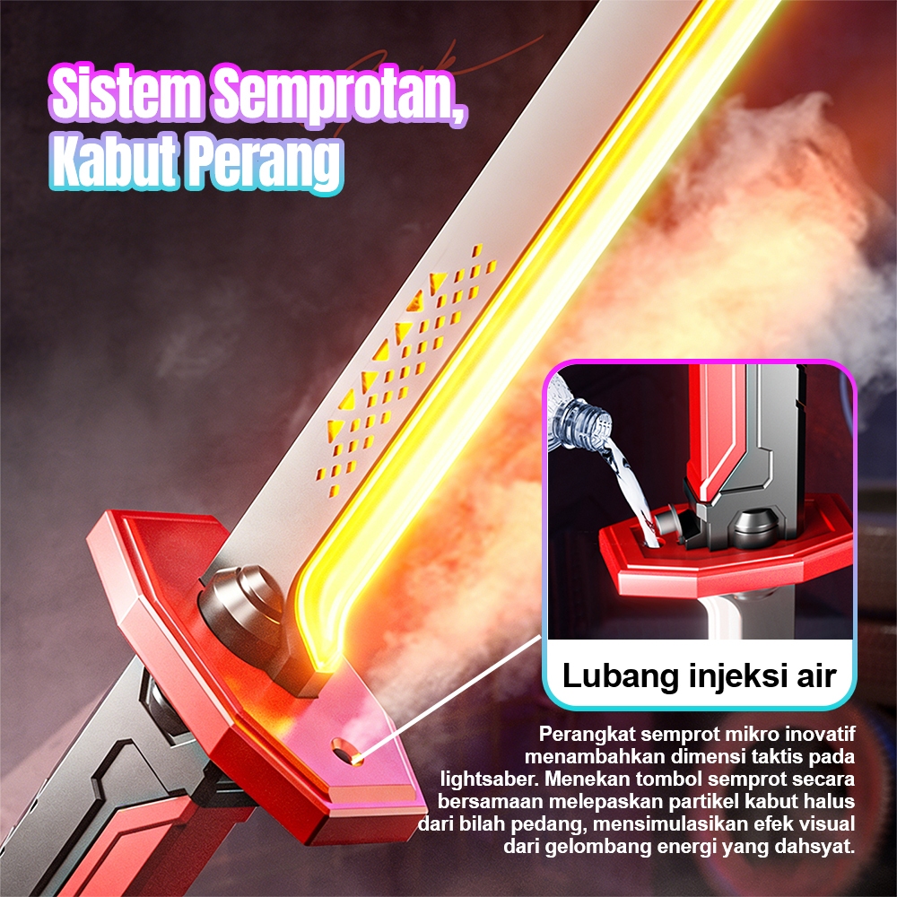 Jual Uoptoy Mainan Pedang api Starlight Sword dengan Lampu, Musik dan ...