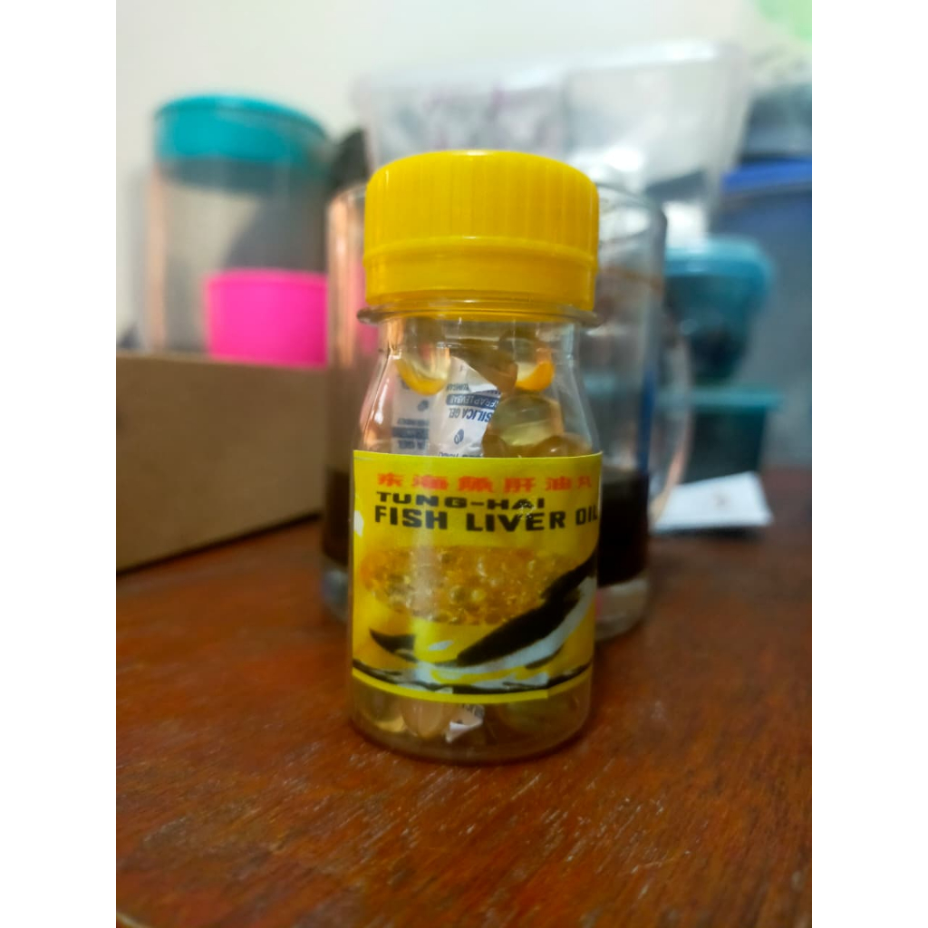Jual Minyak Ikan Botol Fish OIL isi 50 butir Multivitamin untuk Kucing ...