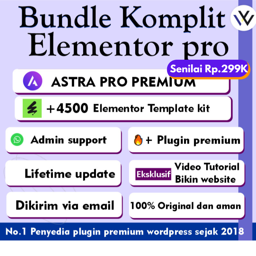 Jual Bundle Elementor pro + Astra Pro + Elementor addons + 4500 ...