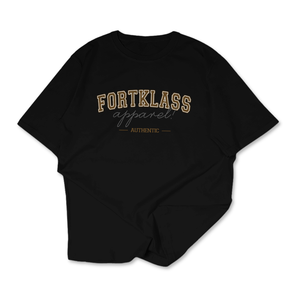 Jual FortKlass Kaos Fortklass Regular Fit Kaos Sablon 24S 30S Kaos Pria ...