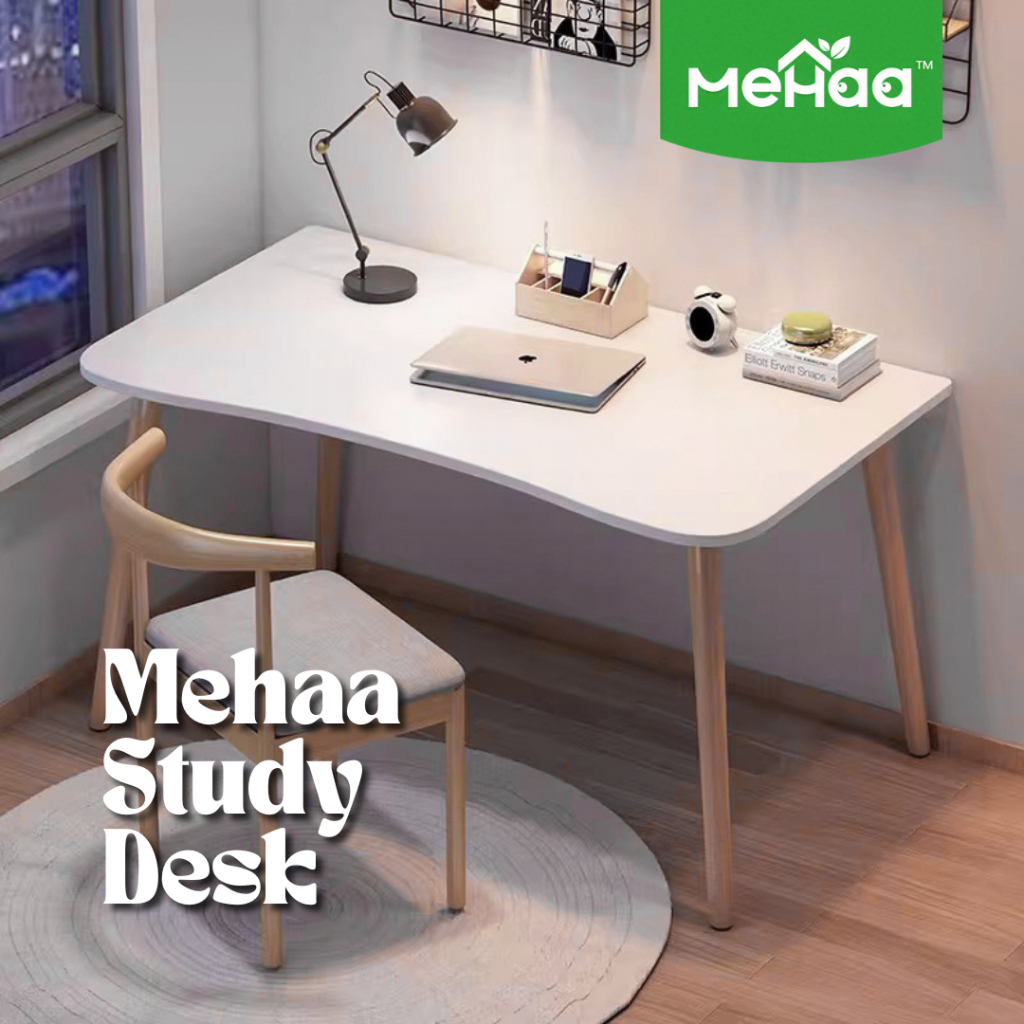 Jual Mehaa Meja Belajar Kerja Kayu Minimalis 100x50CM / 60x40CM ...