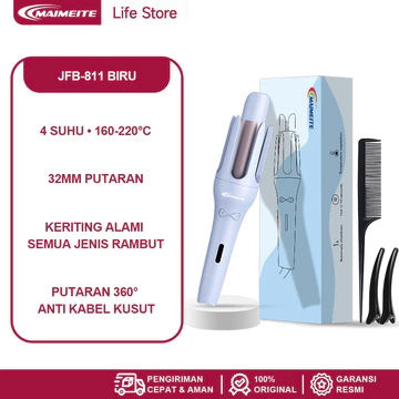 MAIMEITE Catokan Keriting Otomatis 2 In 1 Catokan Rambut Otomatis Hair Straightener Keriting