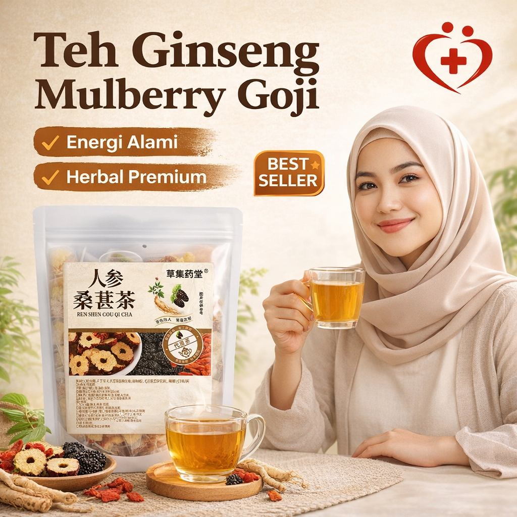 Jual OOUWA Teh Ginseng, Mulberry, dan Goji Berry / Teh Selamat Malam ...