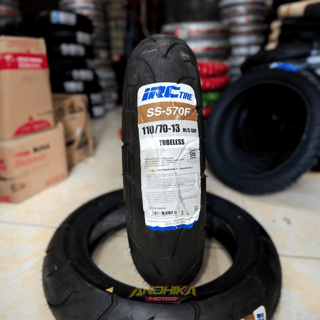 Jual BAN IRC TUBELESS DEPAN NMAX OLD NEW MERK IRC 110/70-13 SS-570F BAN ...