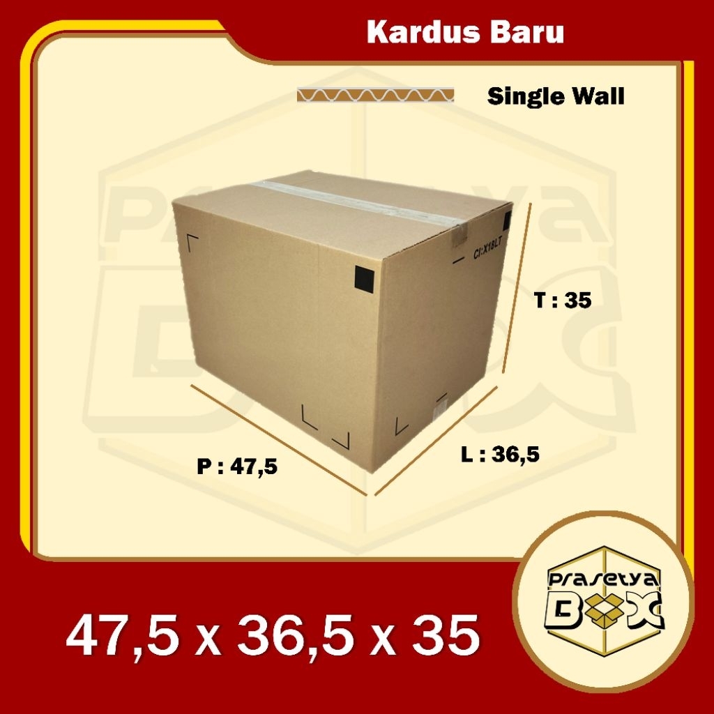 Jual Kardus Baru / Ukuran Besar 47,5x36,5x35 cm / Single Wall ...