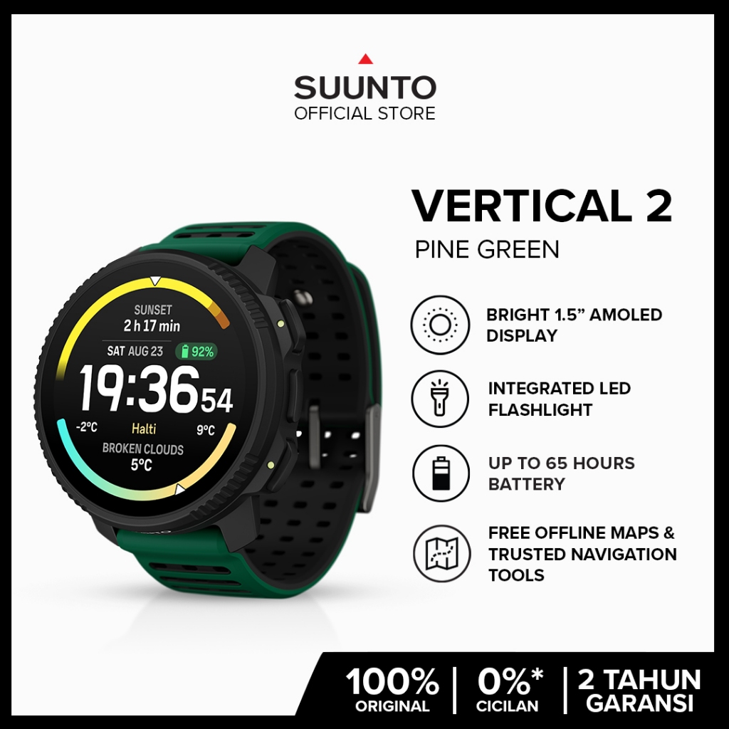 新品未使用 新作 SUUNTO VERTICAL 2 Pine Green 2026年最新】suunto 