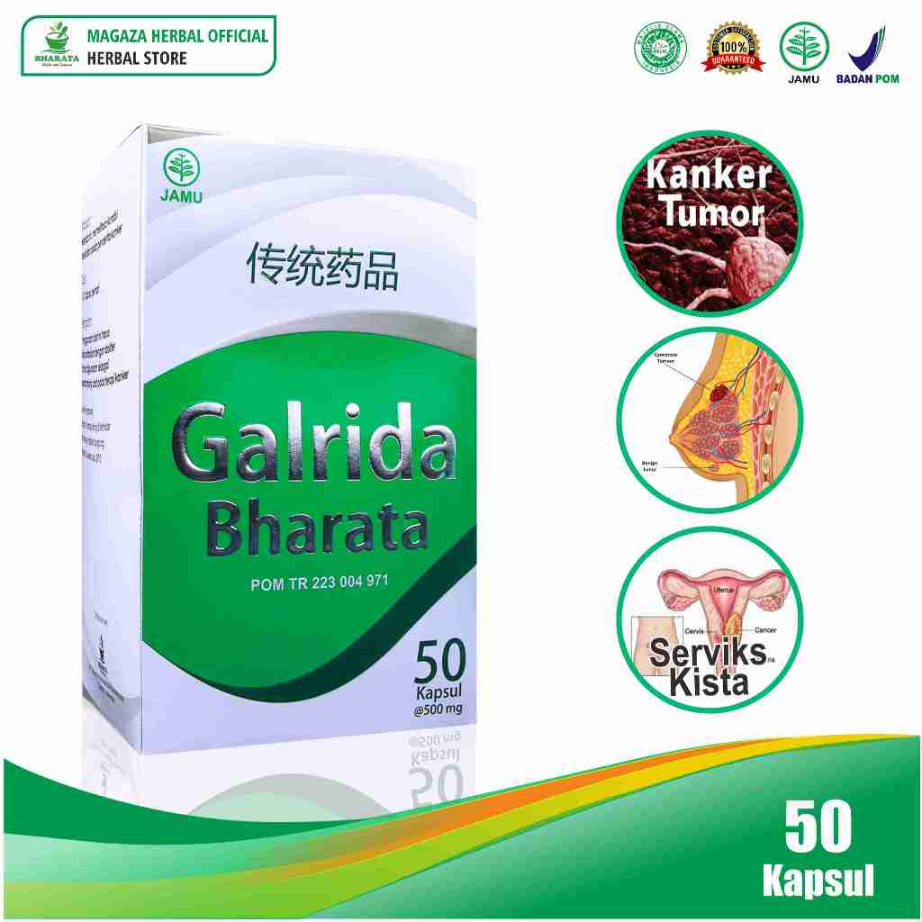 Galrida Bharata Obat Herbal Kanker Tumor Kanker Servik Kanker Payudara Benjolan Gondok Kista