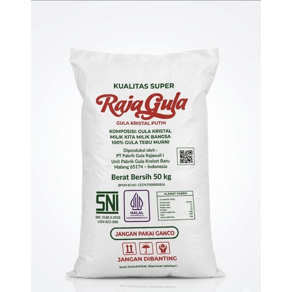 Jual Gula Pasir Karungan 50kg Merk Rajagula | Shopee Indonesia