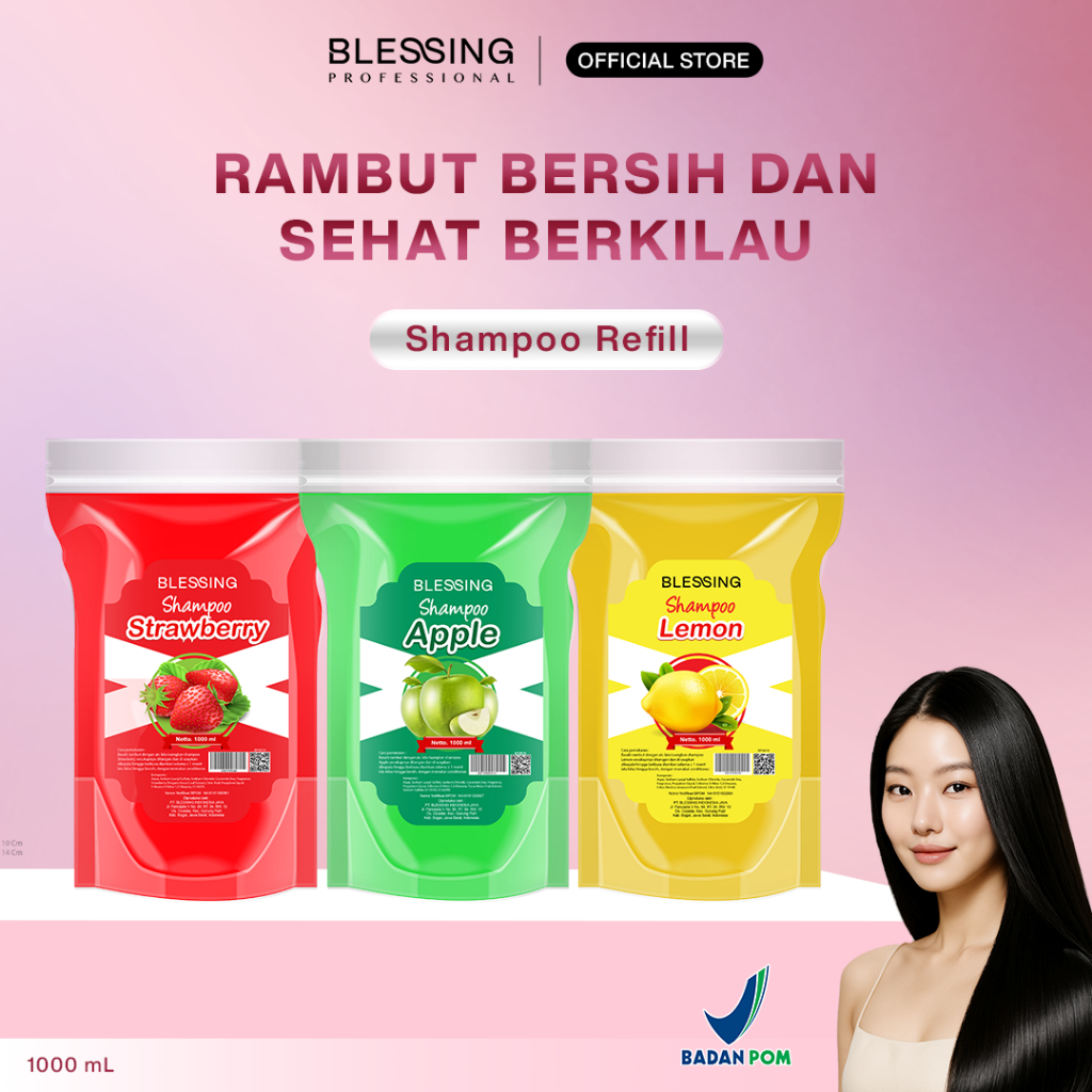 Jual BLESSING Shampoo Refill 1 liter | Shopee Indonesia
