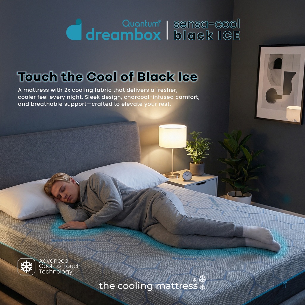 Jual Kasur Dingin Quantum Dreambox SensaCool Black ICE 2X Cooler ...