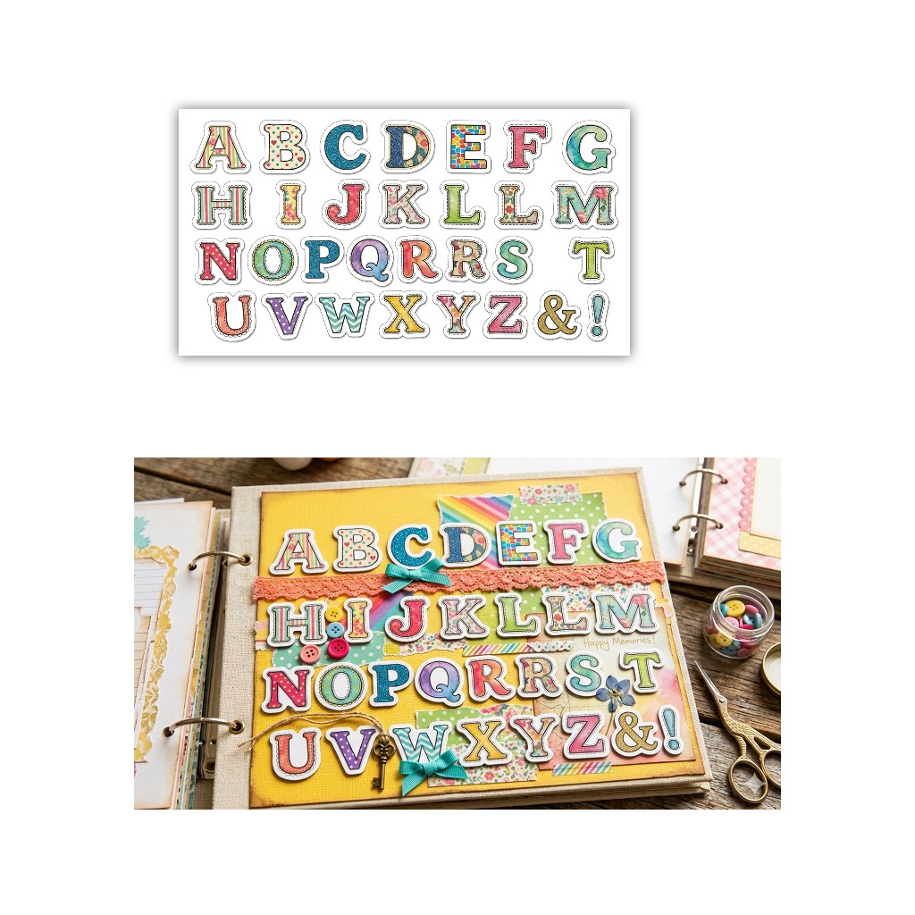 Jual Sticker Huruf Alphabet (2) | 2,5cm | DIY | Scrapbook | Popup ...