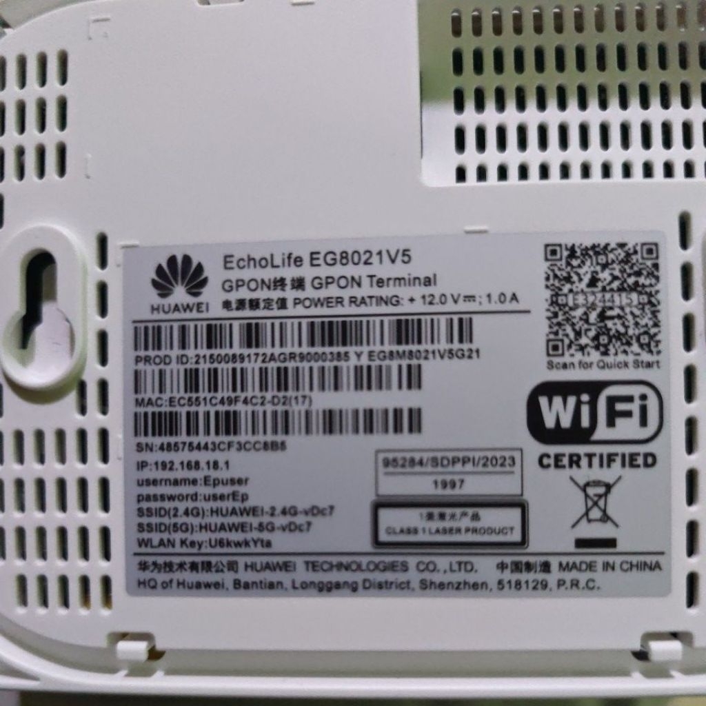 Jual Router huawei EG8145v5 dan HG8145V5 unit + adaptor | Shopee Indonesia