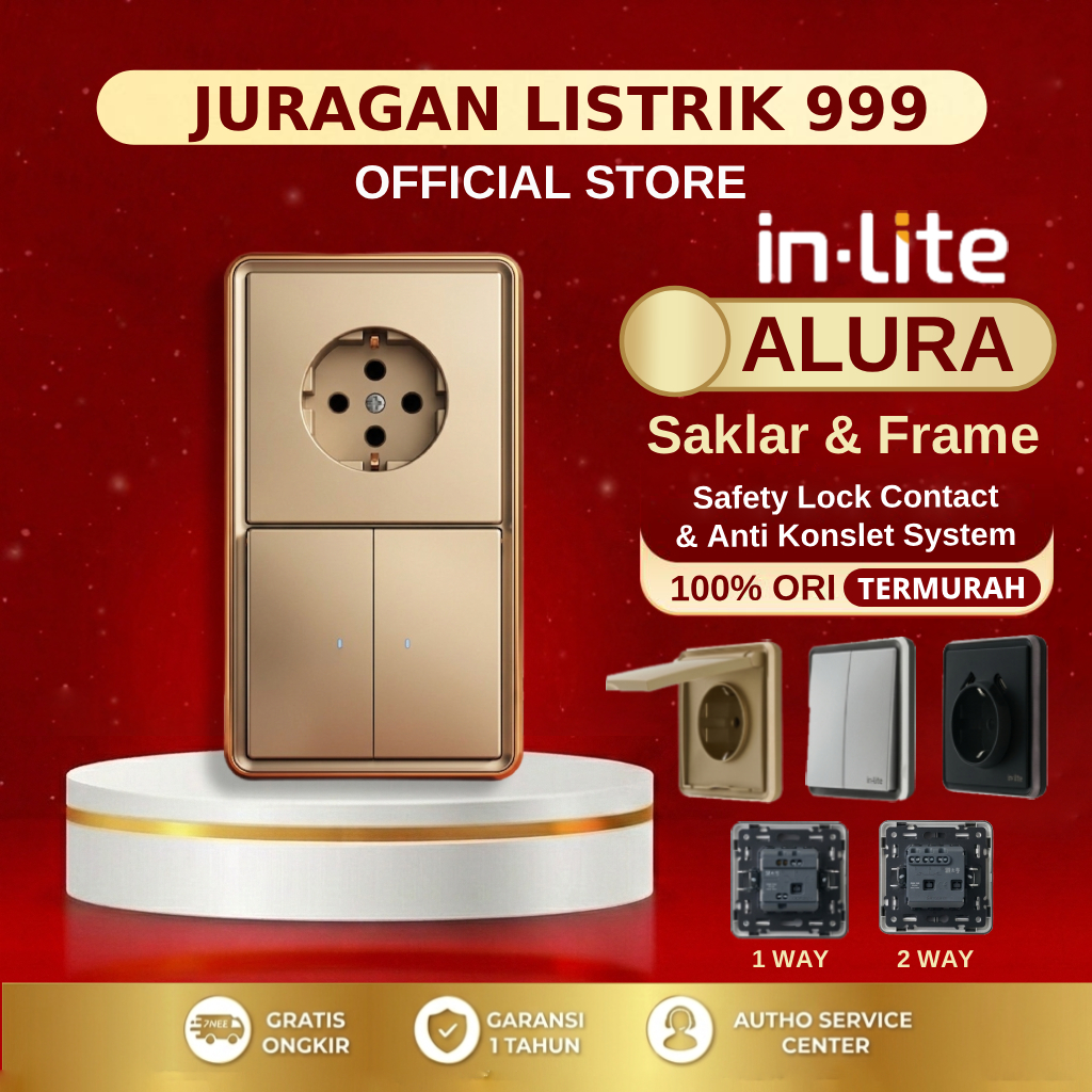 Jual INLITE Switch & Socket Alura Series - Saklar & Frame | Shopee ...