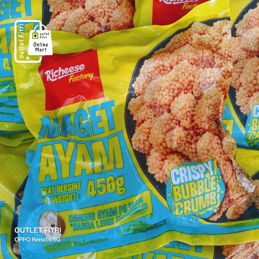 Jual [450gr] RICHEESE Naget Ayam Crispy | Shopee Indonesia