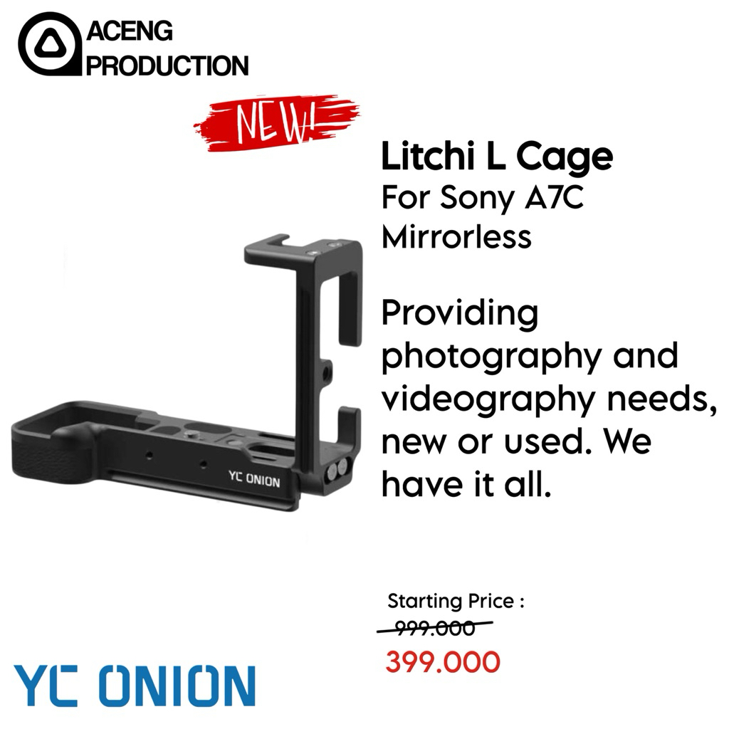 Jual YC ONION Litchi L-Cage For Sony A7C | Shopee Indonesia