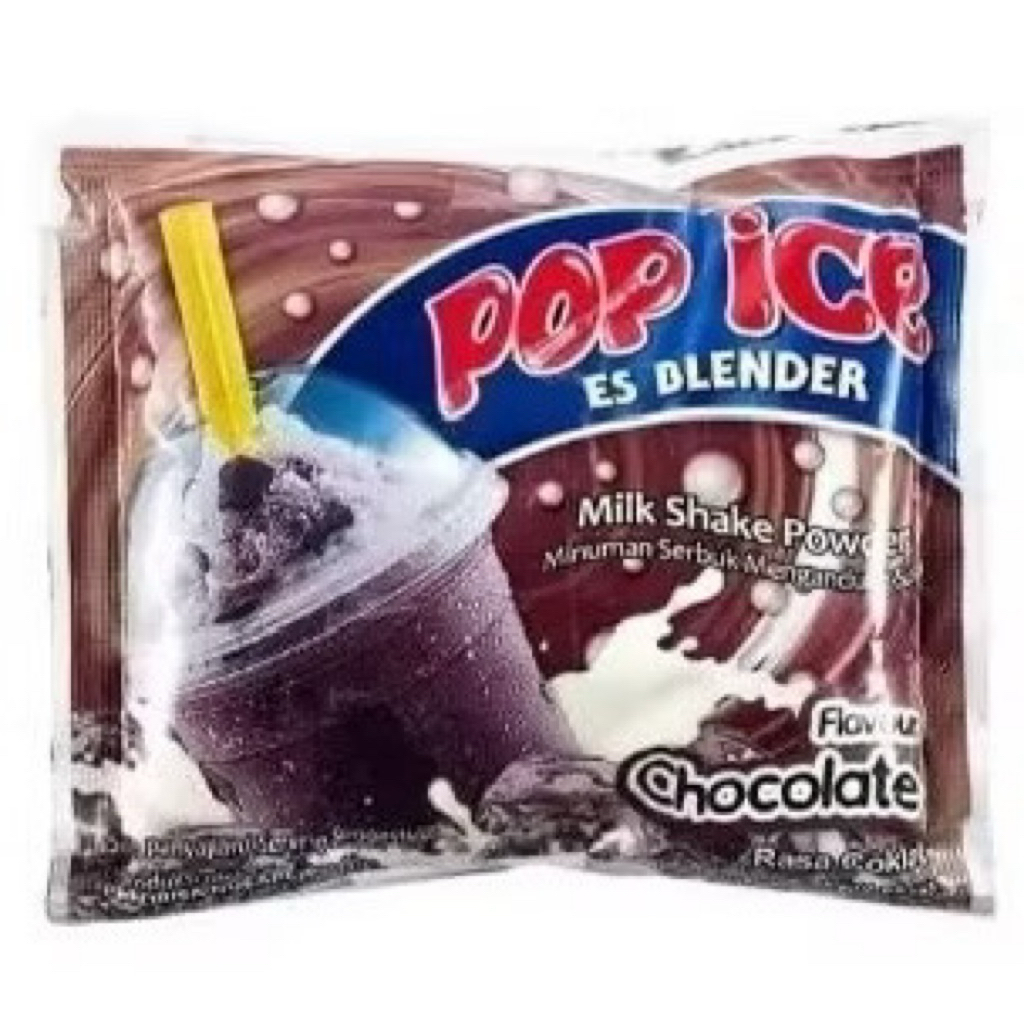 Jual POP ICE CHOCOLATE DRINK POWDER ES BLENDER RENCENG | Shopee Indonesia