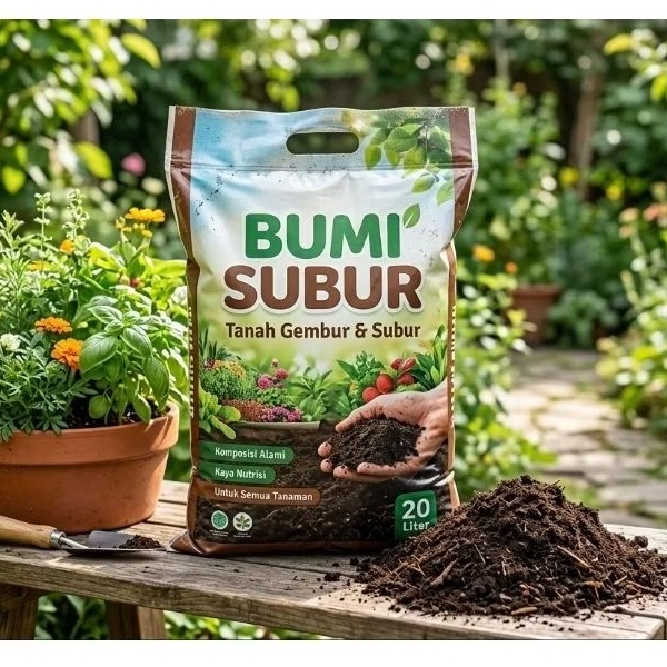 Tanah Taman Asli Malang Khas Per 1kg subur dan gembur PROMO EXTRA