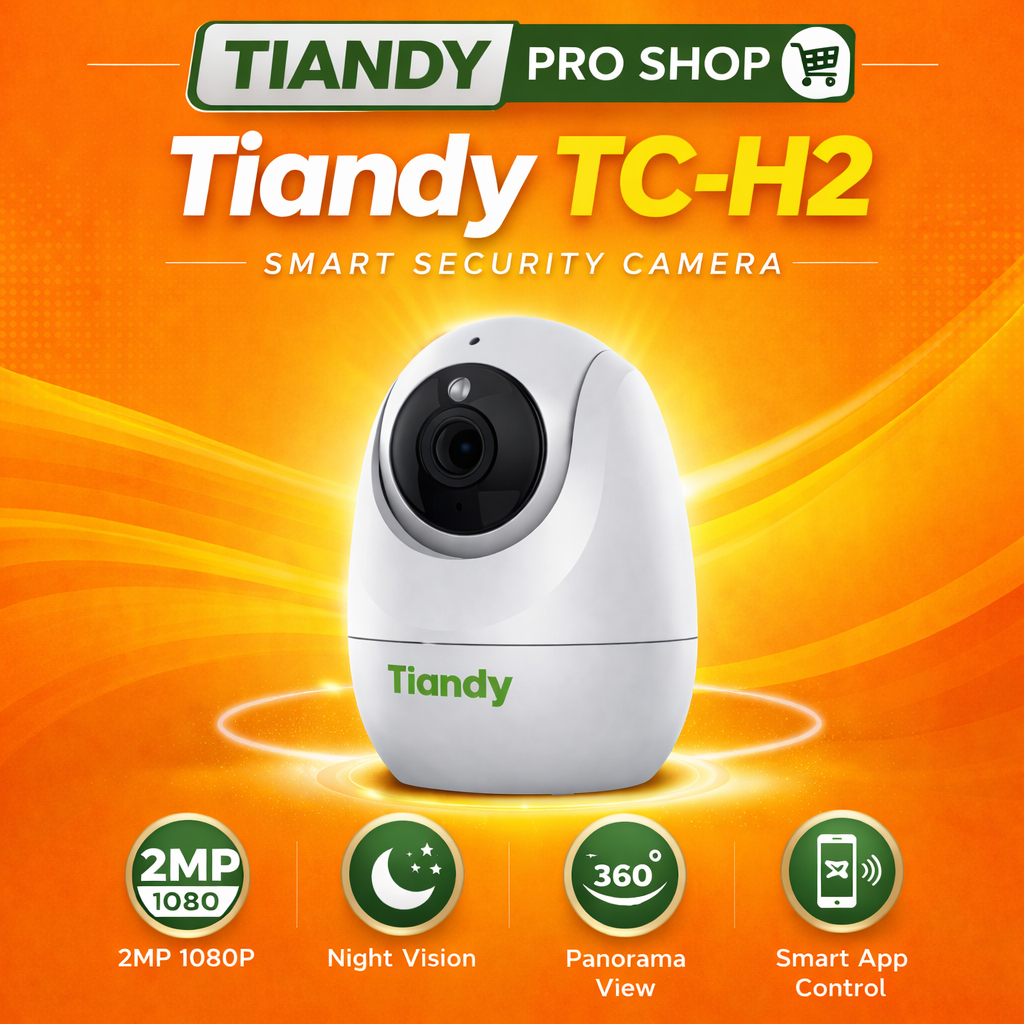Jual Tiandy TC-H2 2MP Putih Indoor Colormaker Two Way Audio Wifi Series ...