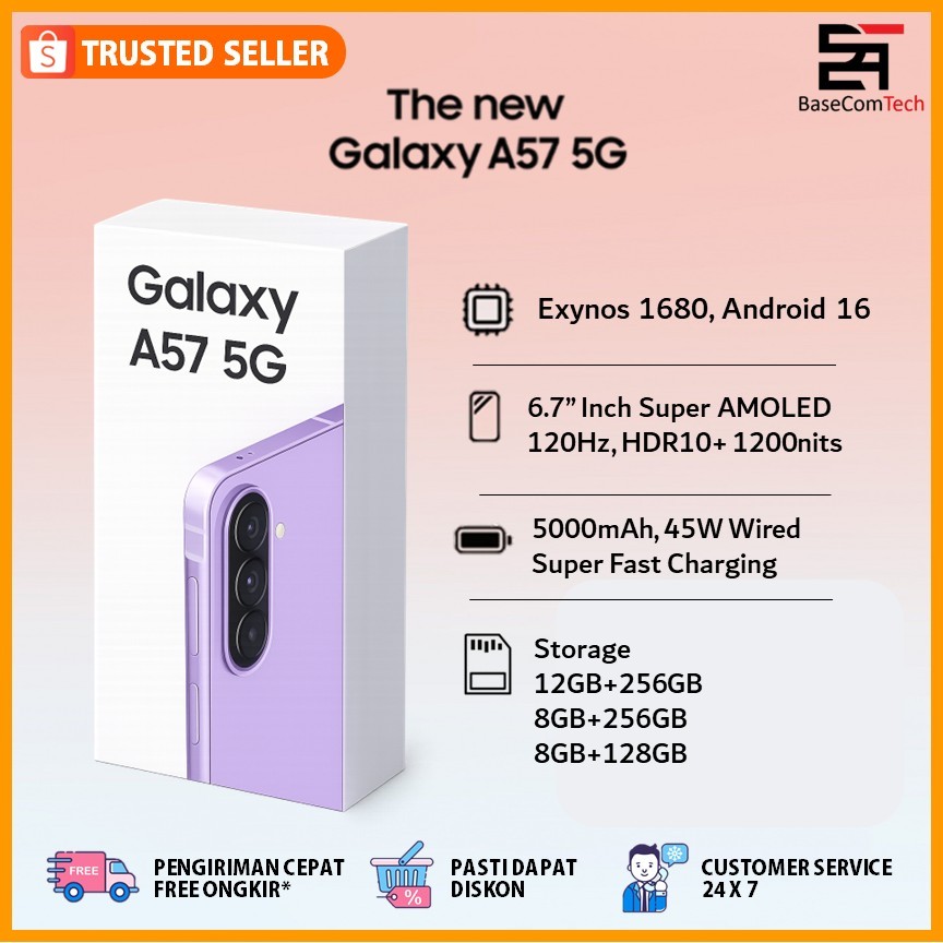 Samsung Galaxy A56 & A57 12GB 256GB 6.7 inc AMOLED RESMI SEIN