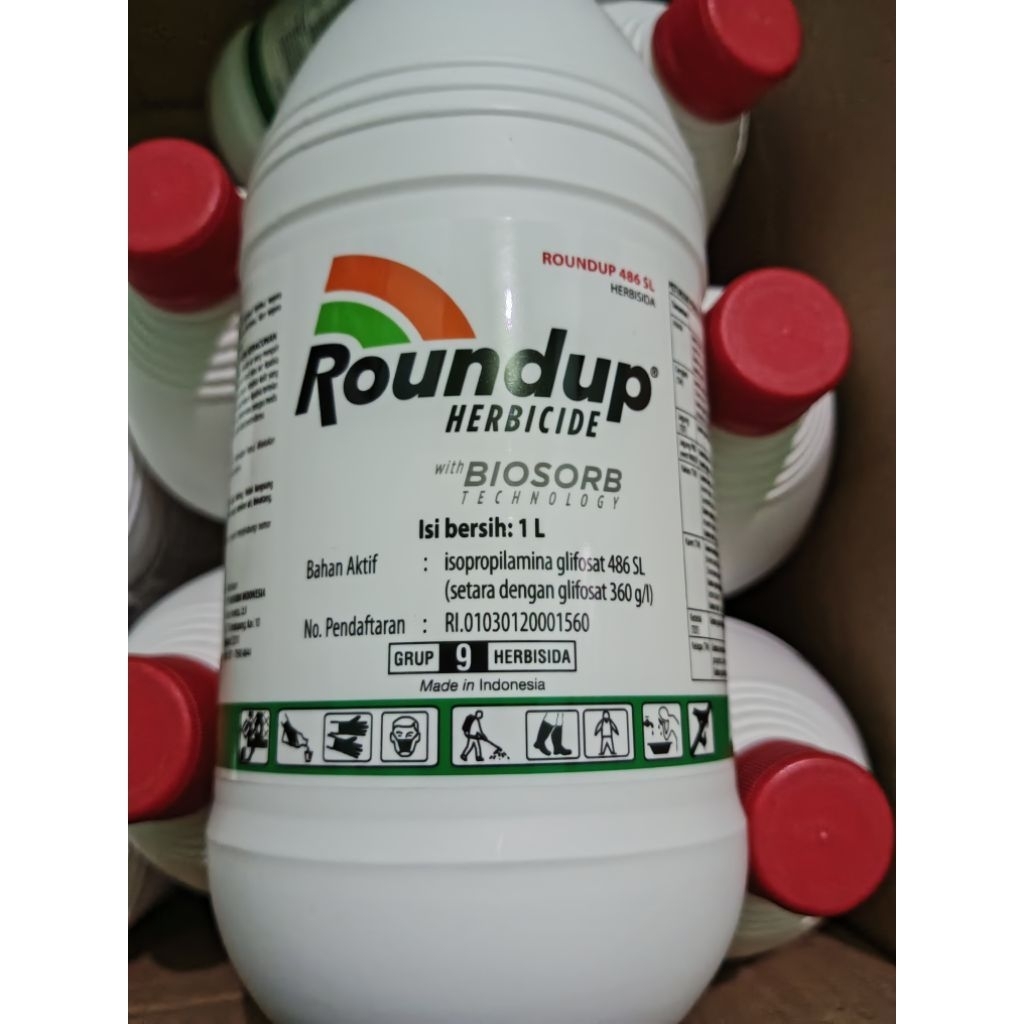 Jual diskon khusus! ROUNDUP BIOSORB 486SL 1 LITER / PEMBASMI RUMPUT ...