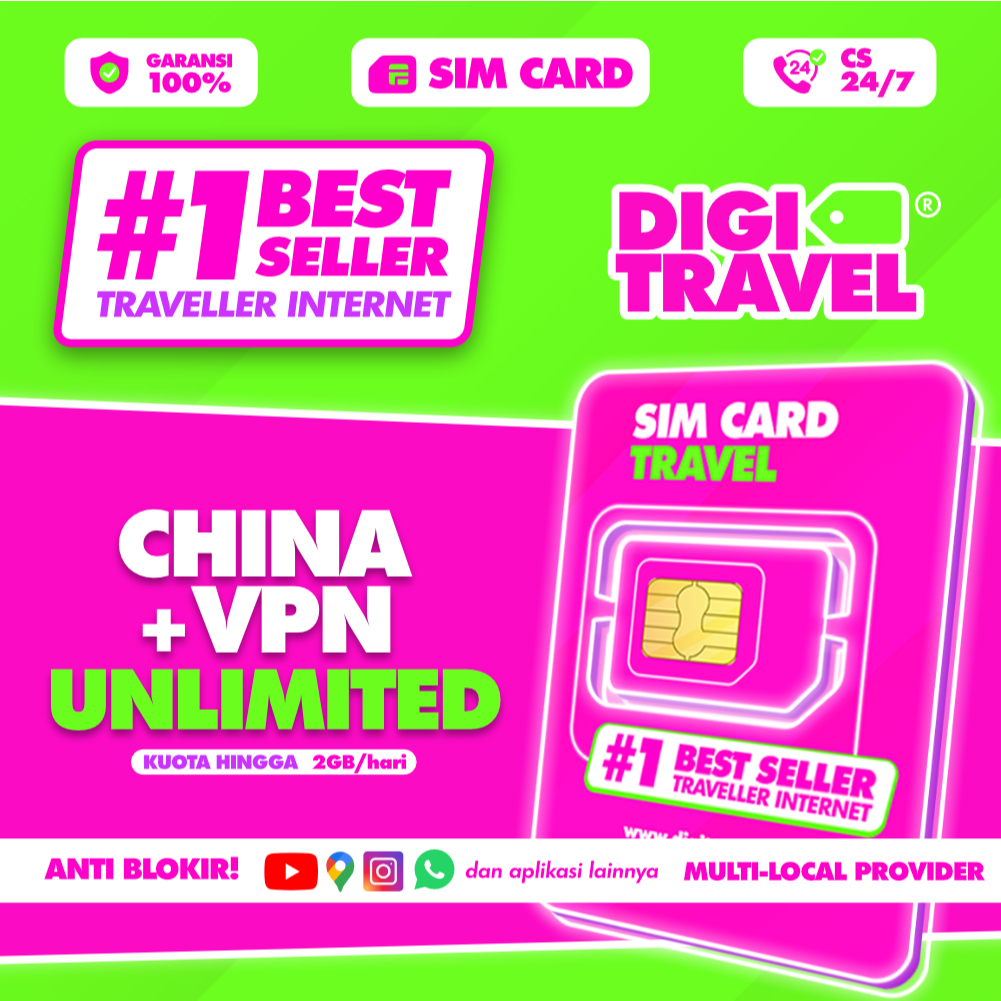 Jual SIM Card China Cina Mainland Tiongkok Chongqing Unlimited Internet ...