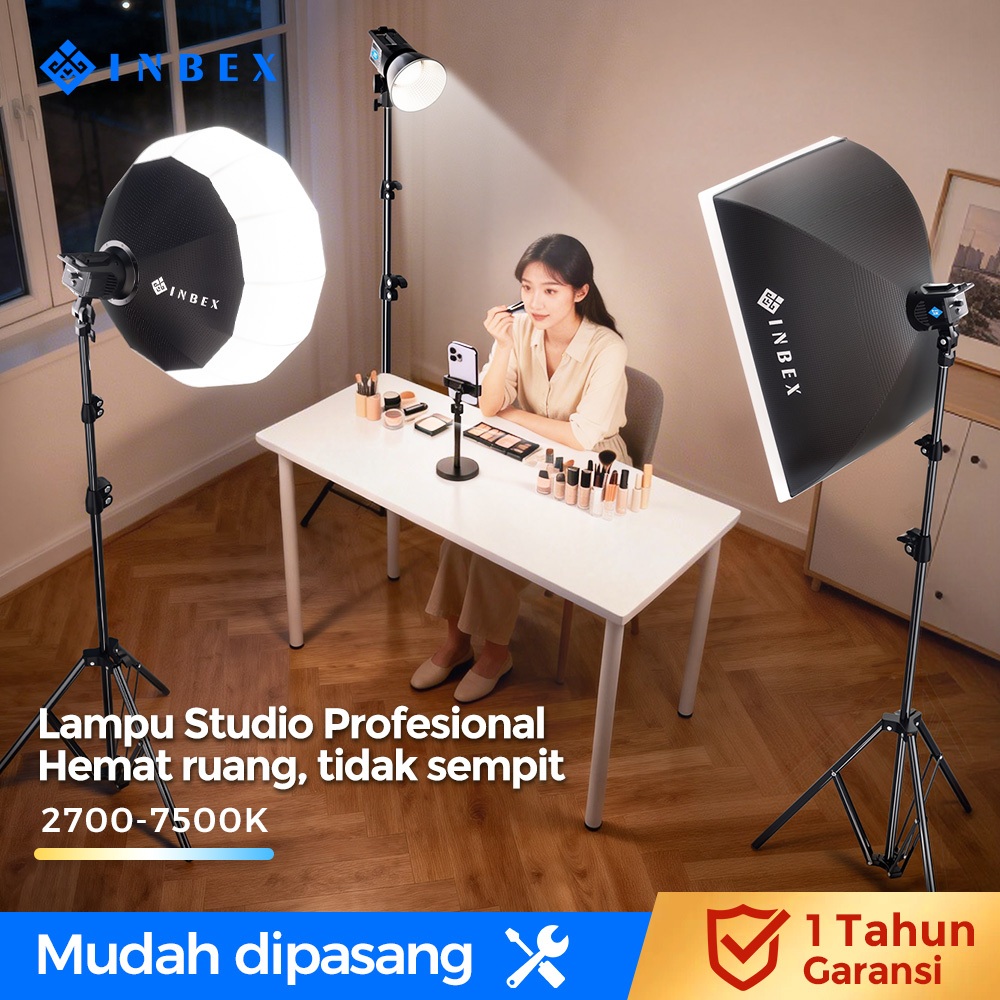 Jual INBEX IL60 Lighting Studio 60W Kecerahan Tinggi Kontent Kreator ...