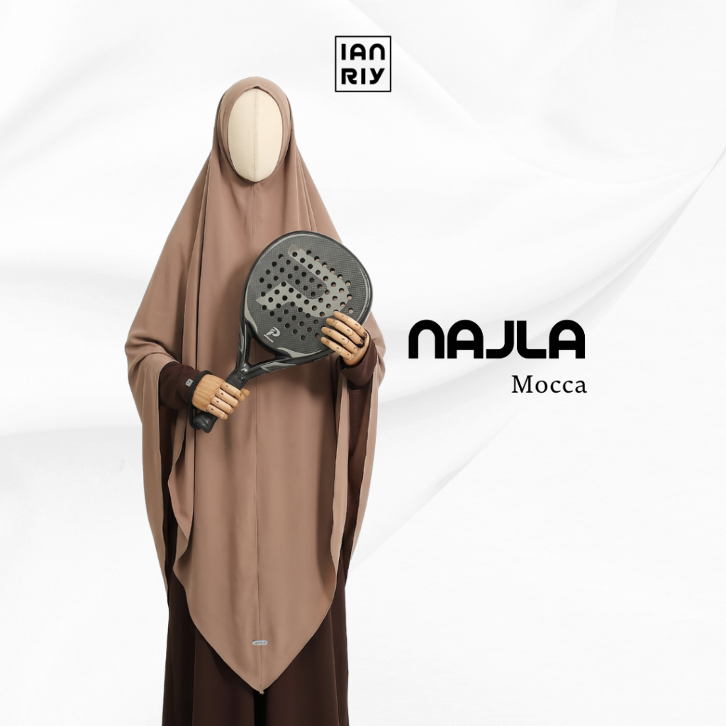 NAJLA By IANRIY Hijab Nonpad Jersey Lancip Khimar Nonped Jersey ITY Korea 200 Gsm