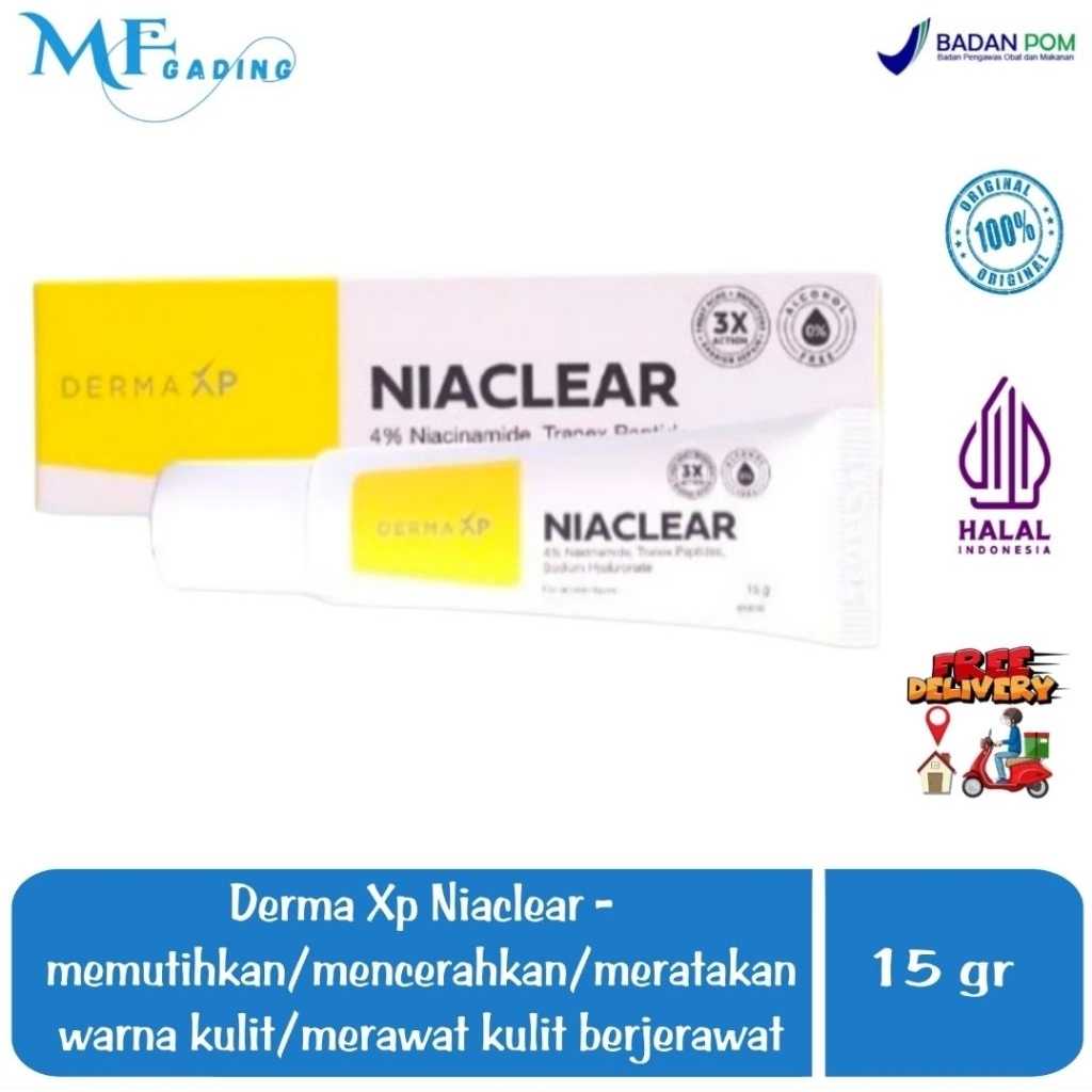 Jual Derma XP Niaclear cream - mencerahkan / meratakan warna kulit ...