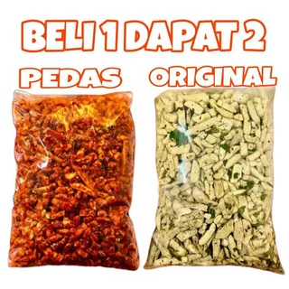 Basreng 1kg Beli 1 Dapat 2 Rasa Original Dan Pedas Daun Jeruk
