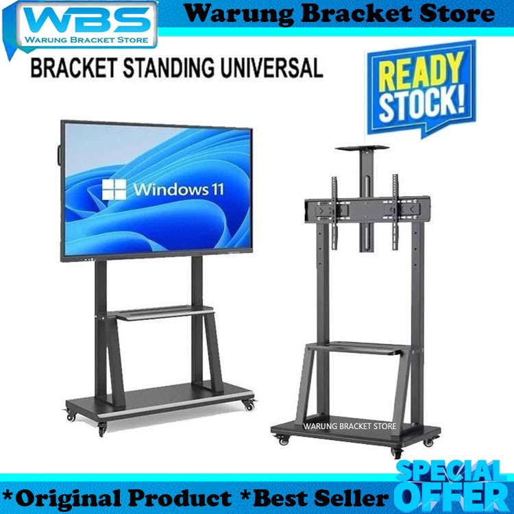 Jual Bracket Standing TV LED 75 70 65 55 50 43 32 Inch, Stand Brecket ...