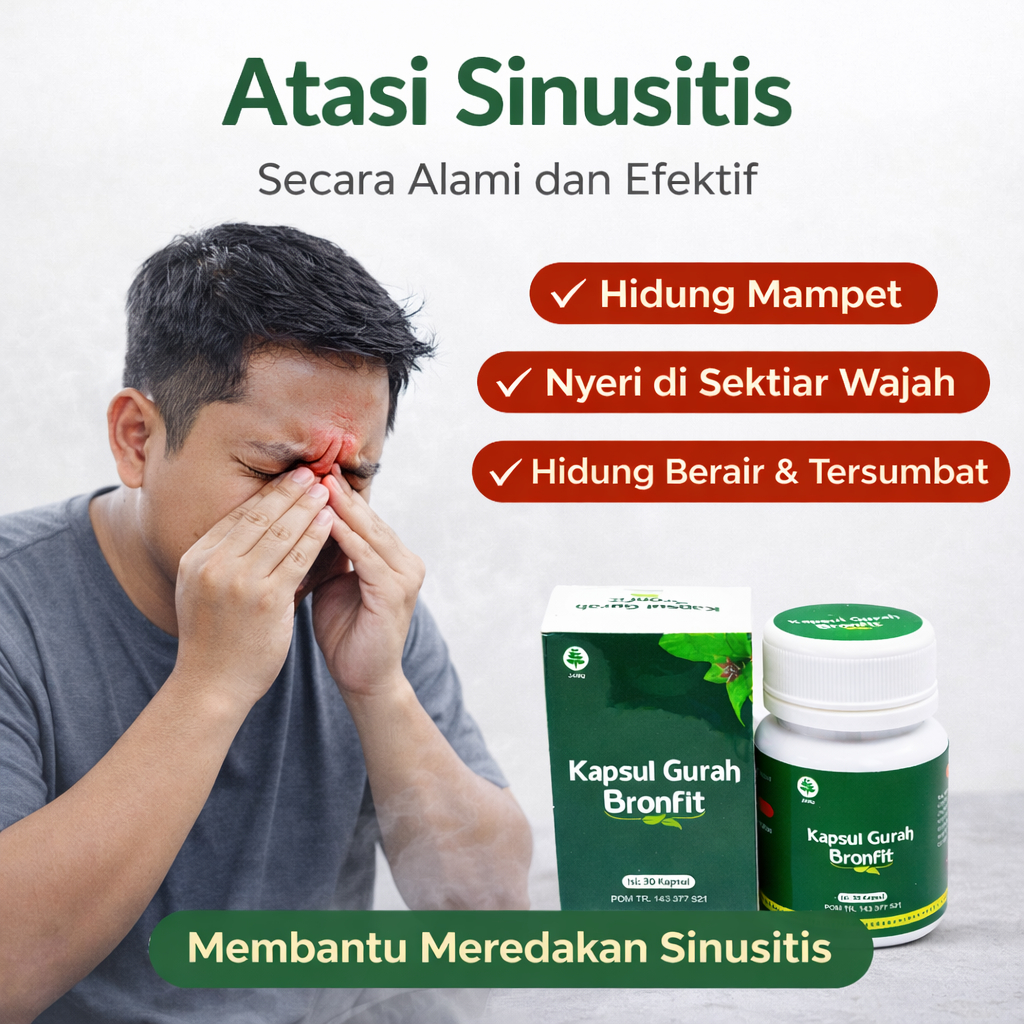 Jual Obat Sinusitis Paling Ampuh Pilek Menahun Sinusitis Hidung Bau ...