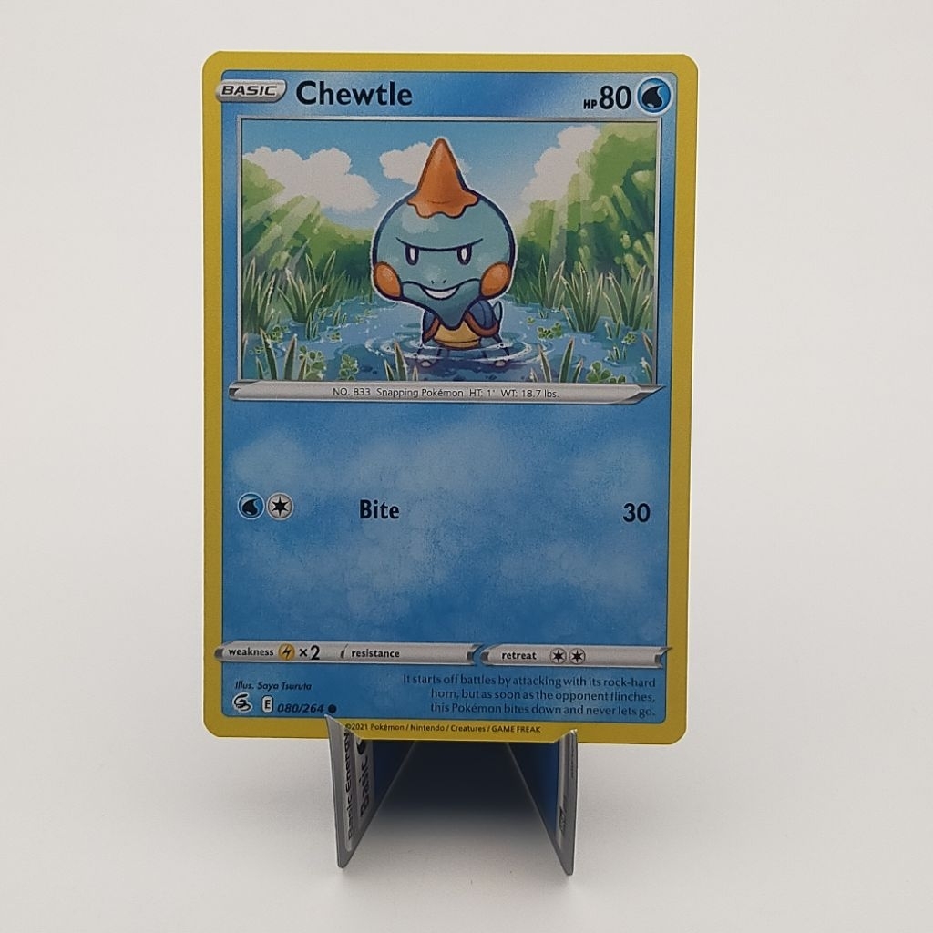 Jual Kartu TCG Pokemon EN Original Chewtle FS Fusion Strike 080/264 |  Shopee Indonesia