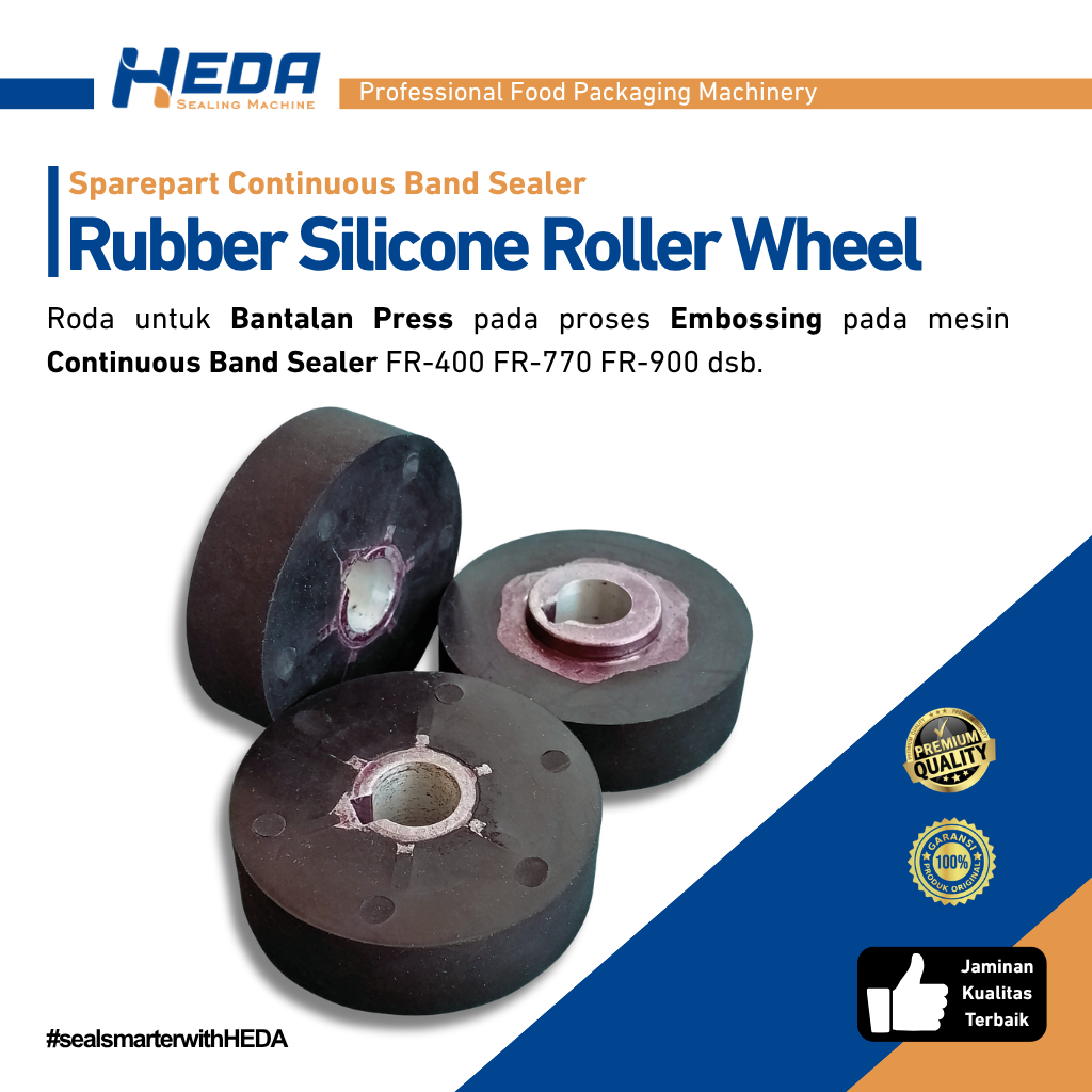 Jual Rubber Sillicone Roller Wheel FR-400 FR-770 FR-900 FR-800 / Roda ...