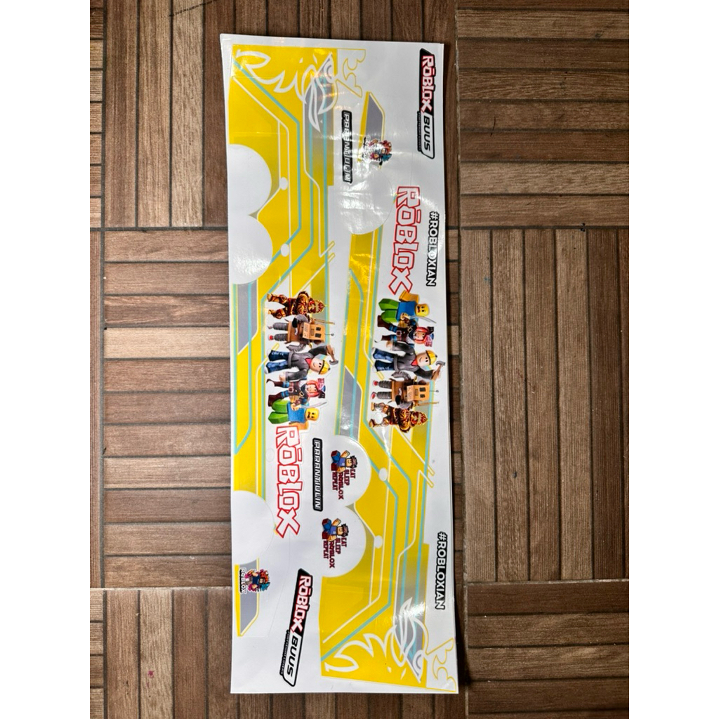 Jual Stiker Livery ROBLOX untuk Miniatur Bus RKC Tronton JB 5 Terbaru ...